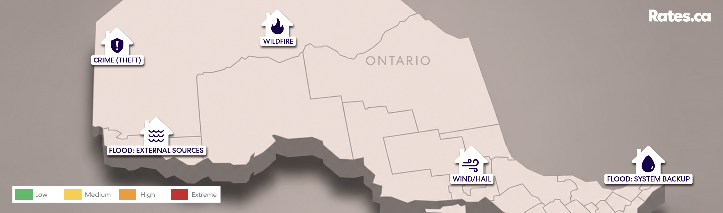 Mapping risks across Ontario as home insurance premiums rise 6.2% YoY in 2026