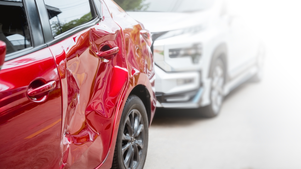 Two-car accident
