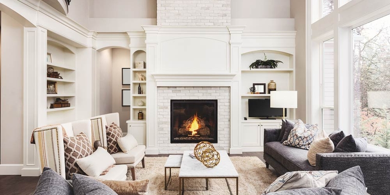 Beautifully decorated interior of home