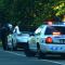 driver being pulled over on the side of the road in midday for impaired driving