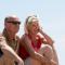 older couple enjoying retirement in a sunny location