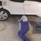 mechanic working on an ev