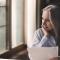 older woman thinking about mortgage