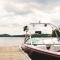 motor boat docked in the water.jpg