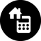 Address Icon Transparent Black